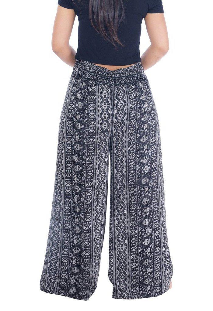 Wide Leg Pants Elephants Design - Lannaclothesdesign Shop