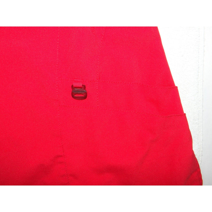 Wink W123 Red V Neck Scrub Top Womens XL Short Sleeve Medical Uniform 34045