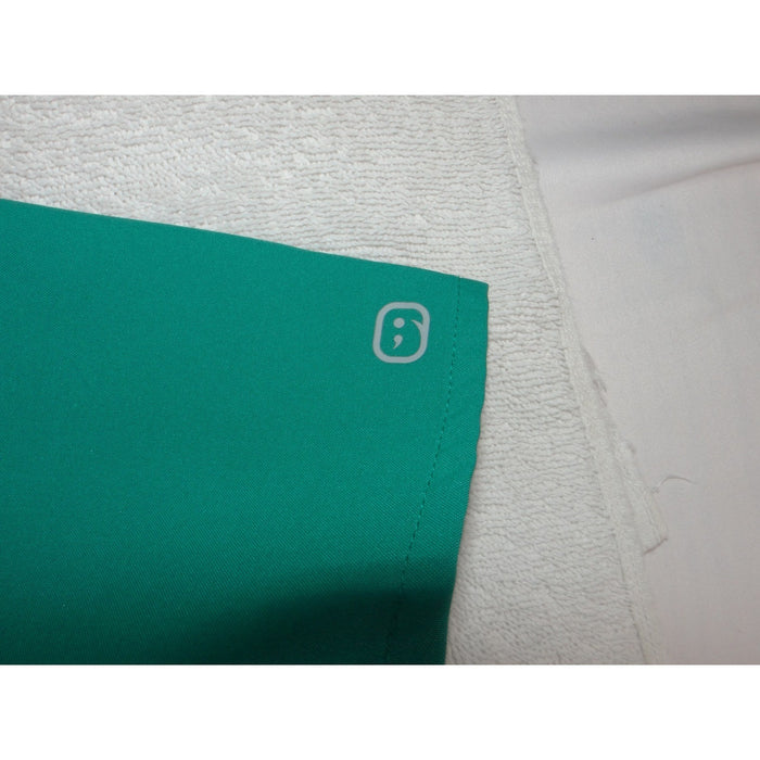 Wink W123 Women Scrub Top XS Teal Green V Neck Modern Fit Short Sleeve 33984