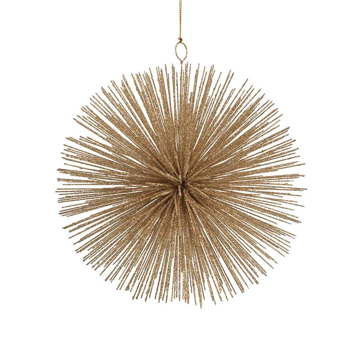 WIRE STAR BURST 8"- CHAMPAGNE
