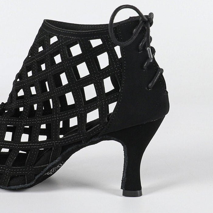 Women's Black Customized Heel Heels Dance Boots JazDancing Shoes