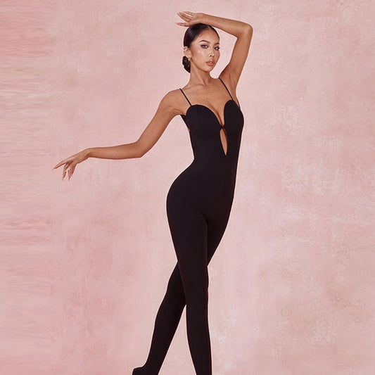 Women's Black Dance Tops Bodysuit LeotarPractice DanceWear