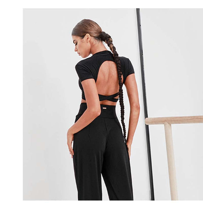 Women's Lace-Up Top DanceWear Dance Tops