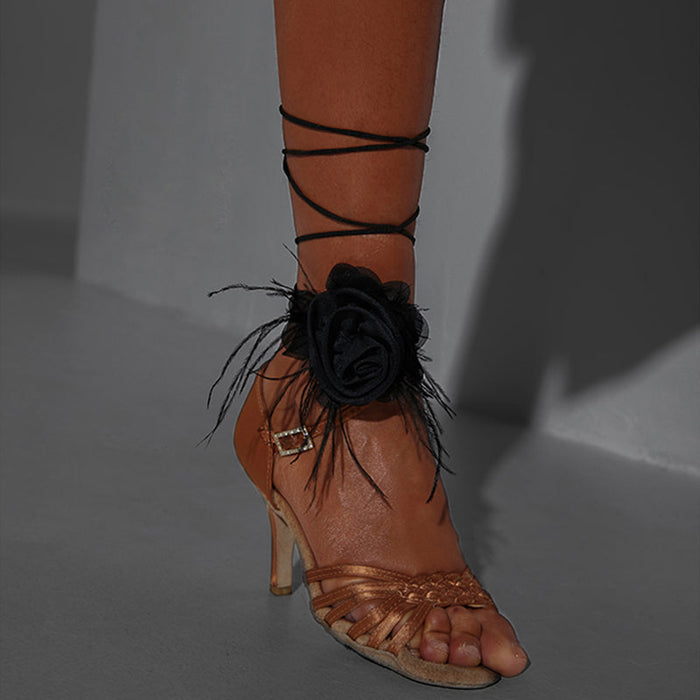 Women's Latin Dance Flower Accessories
