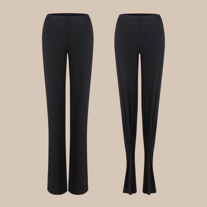 Women's Low Waist Pants Latin Dance Wear Training Performance Pants
