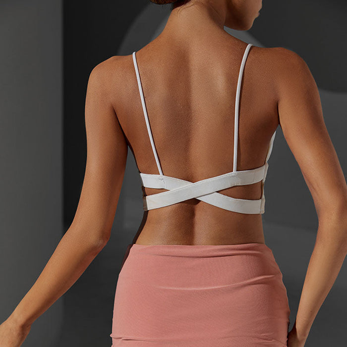 Women's Milk Silk Halter Latin Tops Practice Tops Latin Dance Wear