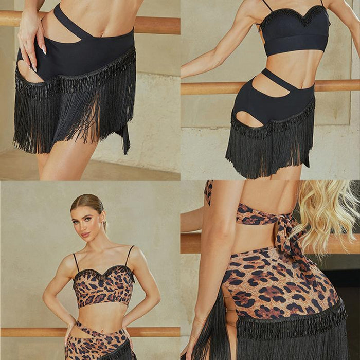 Women's Milk Silk Latin Dance Srts Dance Wear Training Performance Srts