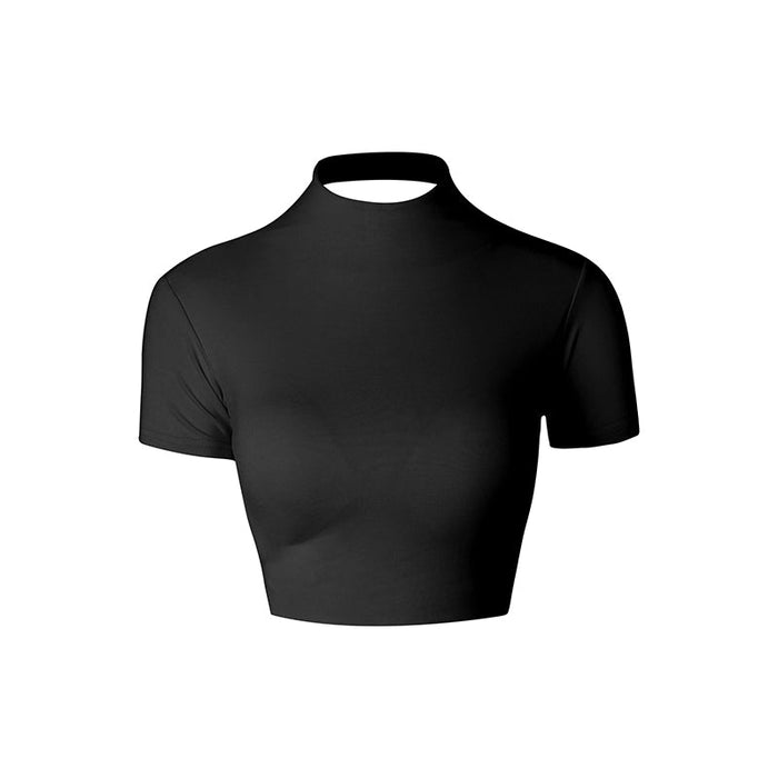 Women's Milk Silk Short Sleeve Latin Dance Tops Dance Wear Training Performance Tops