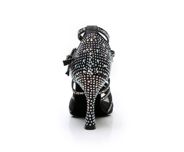 Women's Sparkling Glitter Customized Heel Latin Shoes Salsa Shoes Ballroom Dance Shoes