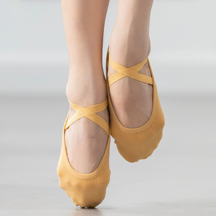 Women's Split-Sole Stretch Canvas Ballet Shoe