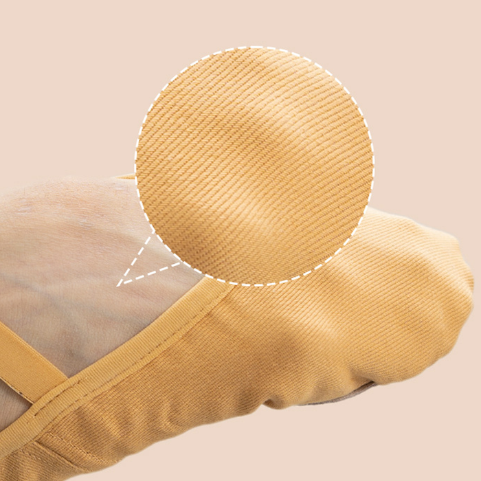 Women's Split-Sole Stretch Canvas Ballet Shoe