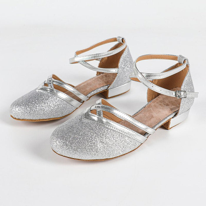 Women's Suede 2cm/3.5cm Heels Ballroom Dance Shoes Swing Dance Shoes