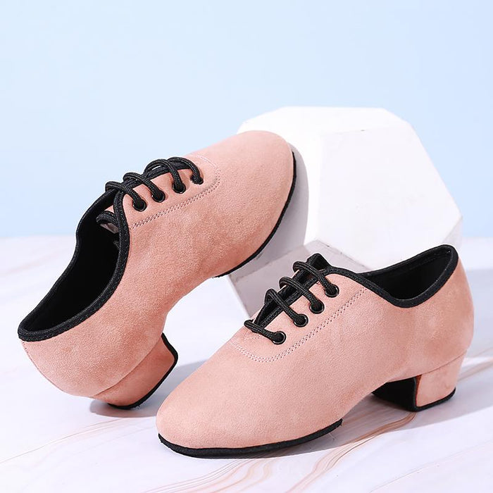 Women's Suede 3.5cm Heel Teaching & Practice Shoes Ballroom Dance Shoes