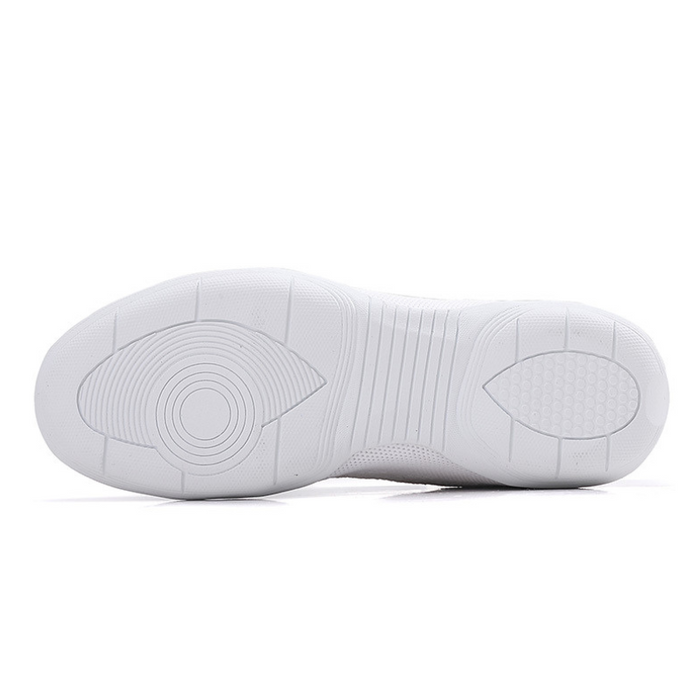 Women's White Mesh JazShoes Lace-up Dance Sneakers