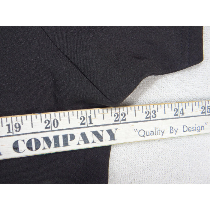 WonderWink Four Stretch Black Scrub Top V Neck Short Sleeve Medical Uniform L3