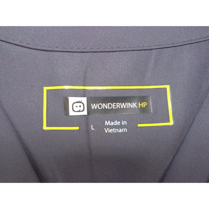 WonderWink HP High Performance V Neck Scrub Top Pewter Gray 6412A Mens Large NWT2