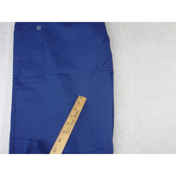 WonderWink WonderWORK Royal Blue Scrub Pants Unisex 2X Cargo Medical 36686