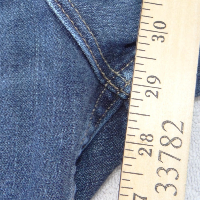 Wrangler Relaxed Boot Cut Jeans Mens 34x30 Medium Wash Blue Denim5