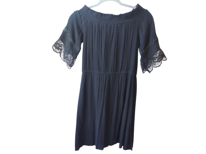 Xhilaration Off Shoulder Dress with Lace Trim2