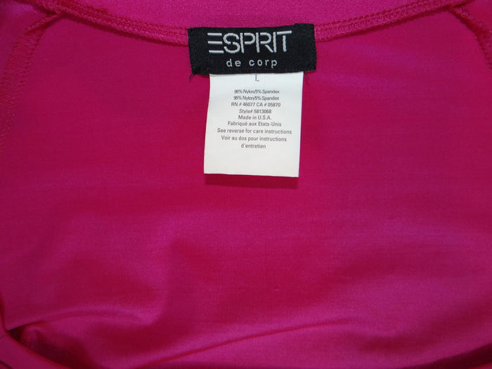 Y2K Esprit de Corp Women's Pink Square Neck Top1