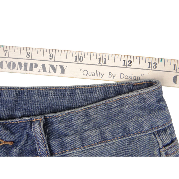 Y2K inspired Extreme Wide Leg Denim Jeans Cropped Raw Hem On Trend2