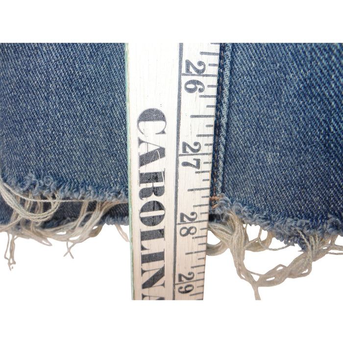 Y2K inspired Extreme Wide Leg Denim Jeans Cropped Raw Hem On Trend3