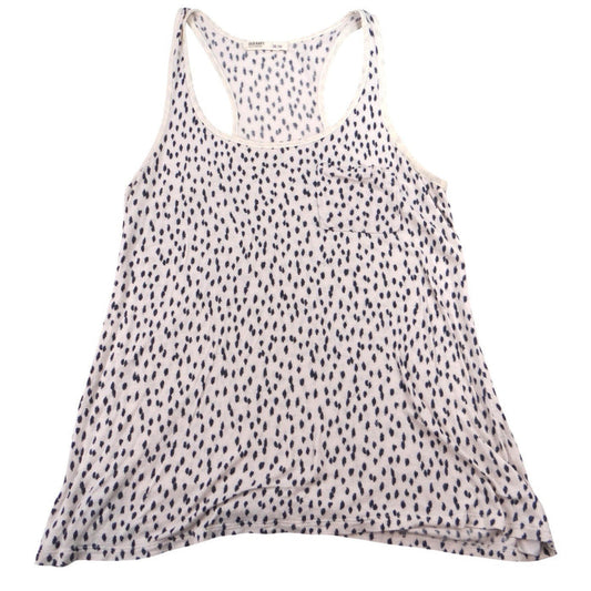 Y2K Vibes Old Navy Women's Juniors Medium Cream Leopard Print Racerback Tank Top0