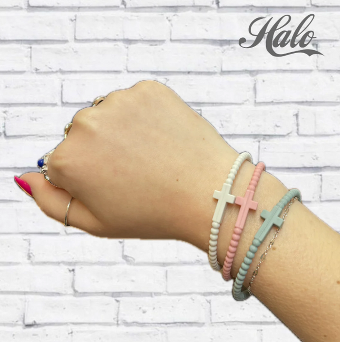 Youth Cross Silicone Bracelets {Ryan & Rose Jesus Bracelets}