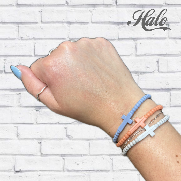 Youth Cross Silicone Bracelets {Ryan & Rose Jesus Bracelets}