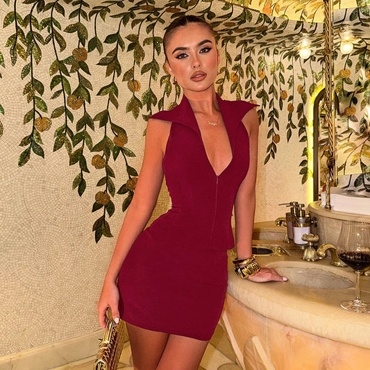 Yuzu Co-ord - Burgundy