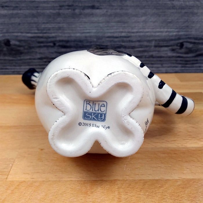 Zebra Sugar Bowl and Creamer Set Decorative by Blue Sky