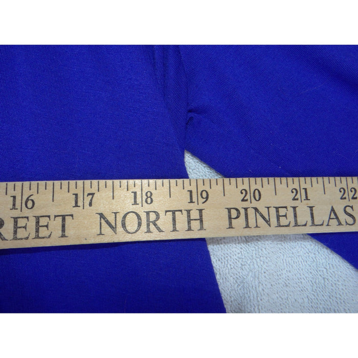 Zenana Outfitters Royal Blue Long Sleeve Swing Dress 2X A Line Jersey Knit3