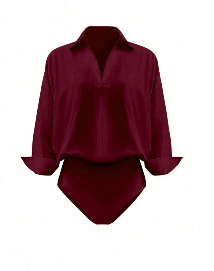 Zivelle Bodysuit - Maroon
